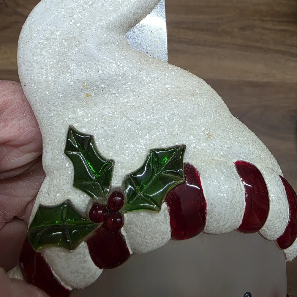Snowman Over The Door Holiday Christmas Wreath Hanger